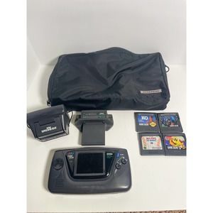 Sega Game Gear Console & Games Lot & More Recapped